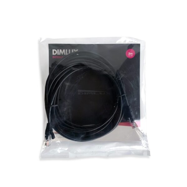Dimlux Interlink-Kabel Smart Port, schwarz, 26 AWG, 5 m
