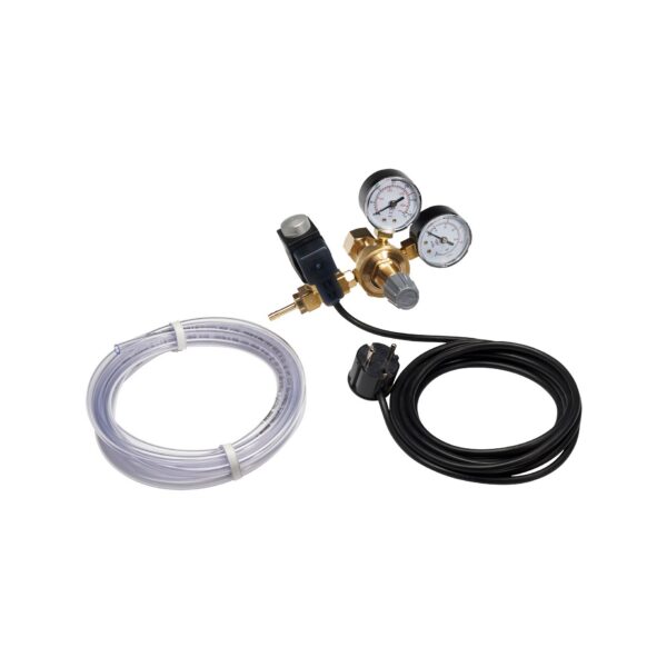 GrowControl CO2-Armatur mit Magnetventil und Druckminderer