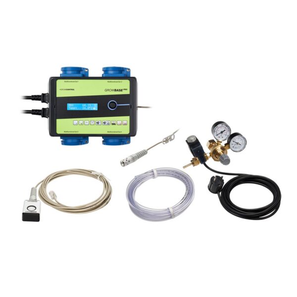 GrowControl CO2-Komplettset GrowBase Pro, Controller, CO2-Sensor & Armatur