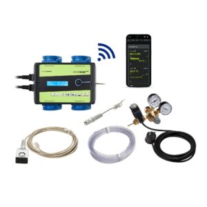 GrowControl CO2-Komplettset GrowBase Pro WiFi, Controller, CO2-Sensor & Armatur